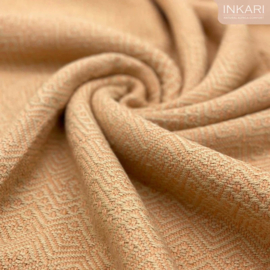 Alpaca plaid 'inca' - peach