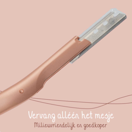 Metalen Dermaplaning Wenkbrauw Gezichtsscheermesjes - preorder
