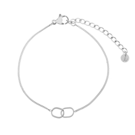 armband connected - zilver