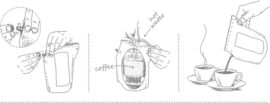 Koffie in kerstverpakking - x-mas coffee