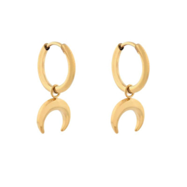 Hoops charm HORN - goud