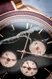 houten horloge met chronograaf - ROYAL PELTOGYNE