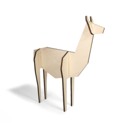 noRdic houten lama/ alpaca - MEDIUM