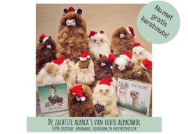 SURI alpaca knuffel van echte alpacawol