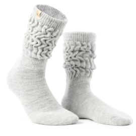 Alpaca sokken 'therapeutic comfort' - silver