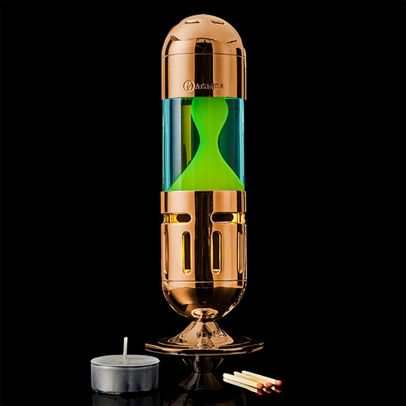 ondergronds wijsheid Moskee lavalamp met kaars - 'Pod' -koper | Mathmos | SIL-Stuff I Love