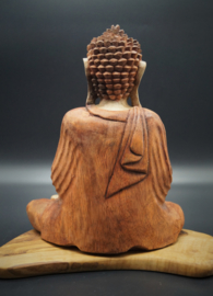 Buddha Suarhout 26 cm x 22 cm