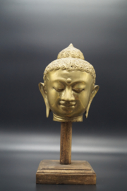 Antique Buddha had in copper 34 cm