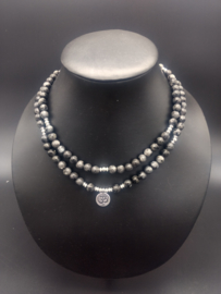 Mala with 108 onyx beads