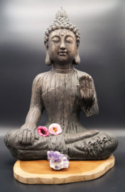 Buddha in houtlook 50 cm