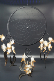 Dreamcatcher zwart 32 cm