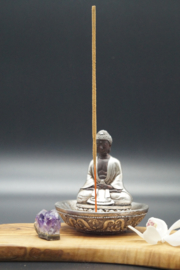 Incense holder Buddha sitting on lotus