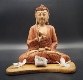 Buddha Suarwood 26 cm x 22 cm