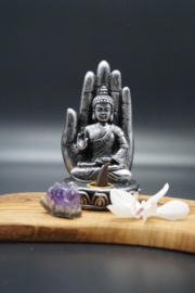 Incense holder for incense cones Buddha