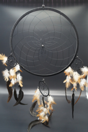 Dreamcatcher zwart 32 cm