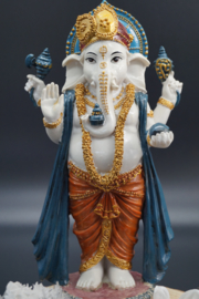 Kleurrijke staande Ganesha 24 cm