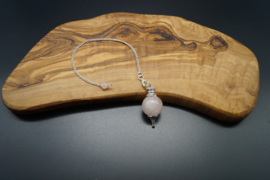 pendulum with rose quartz