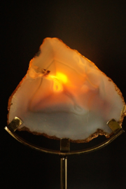 Tea light holder agate 36 cm