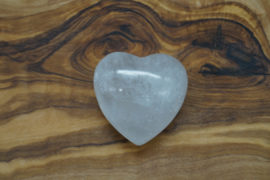 heart clear quartz