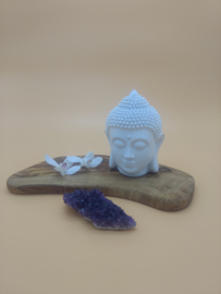 white Bhuddahead 14 cm