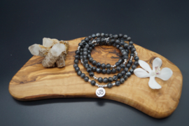 Mala with 108 onyx beads