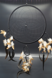 Dreamcatcher zwart 32 cm