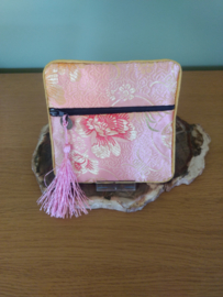 bag pink (11 x 11 cm) with lucky coin