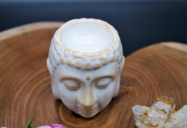 Oil burner Buddha white 8 cm