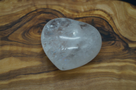 heart clear quartz 4 cm