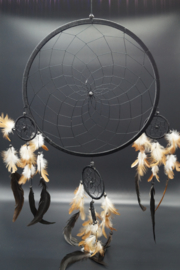 Dreamcatcher zwart 32 cm