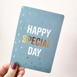Happy special day - ansichtkaart