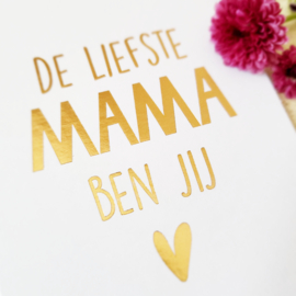 LIEFSTE MAMA - ANSICHTKAART MINI