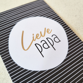Lieve papa - ansichtkaart mini
