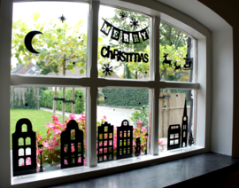 Raamstickers kerst [ herbruikbaar ]