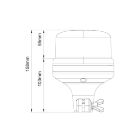 ACS-B16 DIN montage AMBER