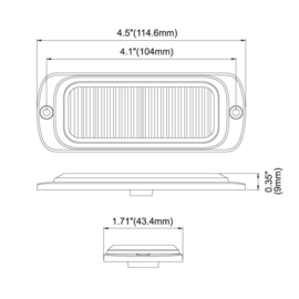 ST line 12 LED flitser ECE R65 klasse 2