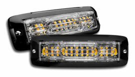 XT12 LED flitser AMBER Axixtech SET van 2 stuks!