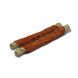 Rawhide sticks met kip 24 cm (2-pack) - 5 x  2-packs  totaal