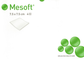 Mesoft - 7,5x7,5cm - 4-lagen /300st