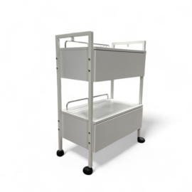 P Clinic trolley Paris met 2 laden voor salonapparatuur en producten