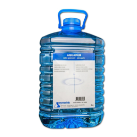 AQUAPUR GEDEMINERALISEERD WATER – EXTRA ZUIVER | 5 LITER