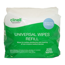 Clinell Universal doekjes Navulling Emmer 225 stuks