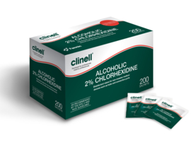 Clinell 2% Chloorhexidine Alcoholdoekjes/200st