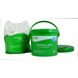 Clinell Universal doekjes Navulling Emmer 225 stuks