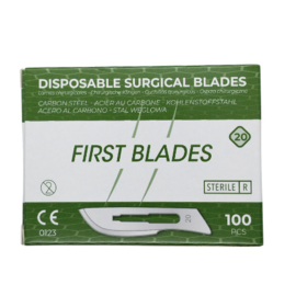 Lames de scalpel N°20 Stériles – 100 pcs