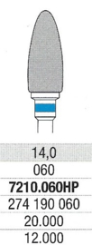 Fraise Carbure Medium - N°7210.060HP