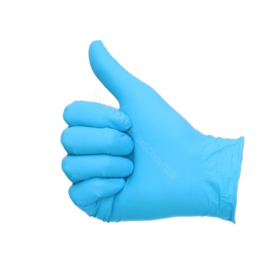 Gants, PETIT 100pcs, Nitrile, Bleu