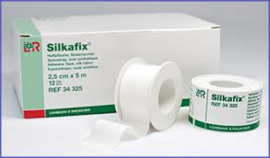 Silkafix kleefpleister 2,5cmx5m /1rol