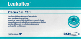 Leukoflex Hechtpleister (=Waterdicht) 2,5cmx5m/op rol