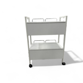 P Clinic trolley Paris met 2 laden voor salonapparatuur en producten